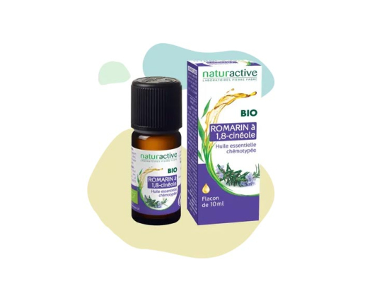 Naturactive Huile essentielle  Romarin Officinal à 1.8 cinéole BIO - 10ml