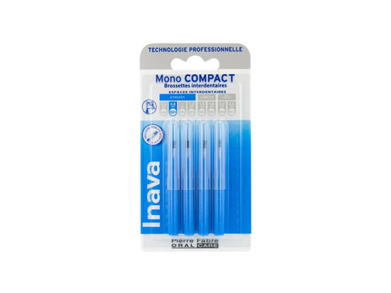 Inava Mono Compact Brossettes interdentaires 0,8mm - 4 brossettes