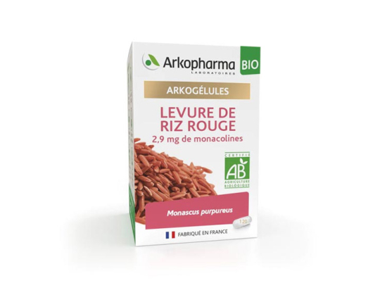 Arkopharma Arkogélules Levure de riz rouge BIO - 120 gélules