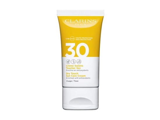 Clarins crème solaire toucher sec visage UVA/UVB SPF30 - 50ml