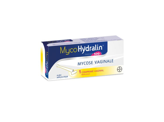 MycoHydralin mycose vaginale 500mg  - 1 comprimé vaginal