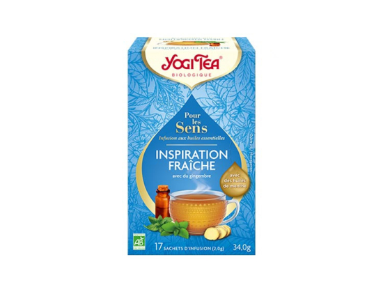 Yogi Tea Pour les Sens Inspiration Fraîche BIO - 17 sachets