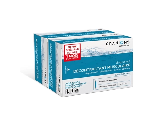 Décontractant Musculaire - 2x30 ampoules