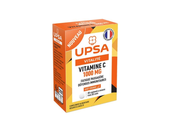 UPSA Vitamine C 1000 mg - 20 comprimés à croquer