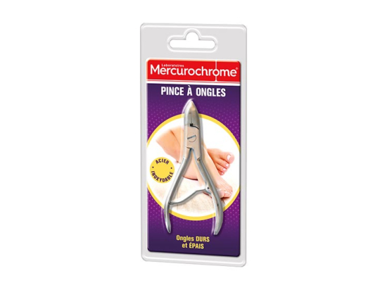 Mercurochrome pince à ongles