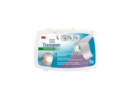 Transpore™ Sparadrap standard microperforé - 5m x 2,5cm