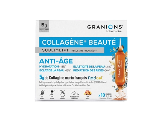 SublimLift Collagène+ Beauté Anti-âge  pêche - 10x15ml