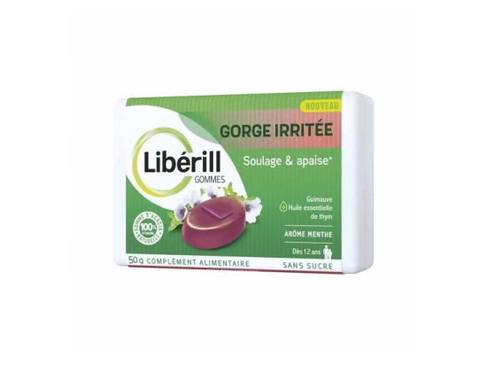 Libéril Gommes Gorge Irritée - 50g