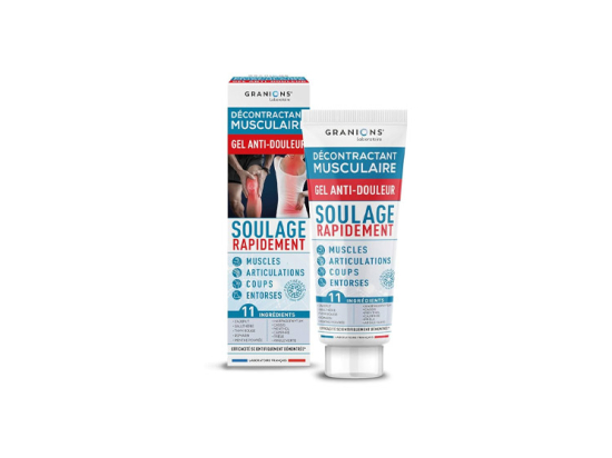 Gel anti-douleur décontractant musculaire - 75ml