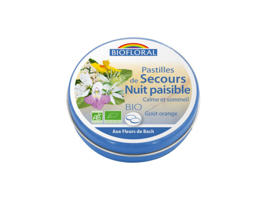 Biofloral Pastilles de secours Nuit paisible BIO - 50g