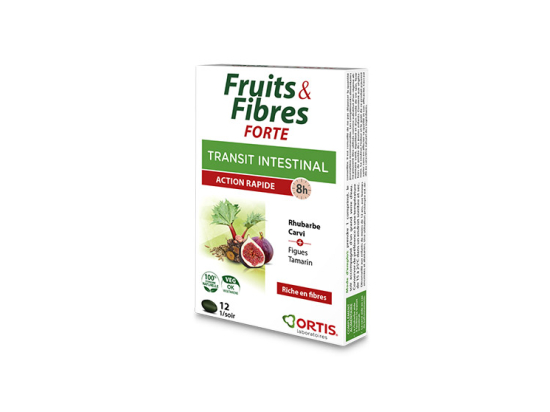 Ortis Fruits & Fibres Forte - 12 comprimés