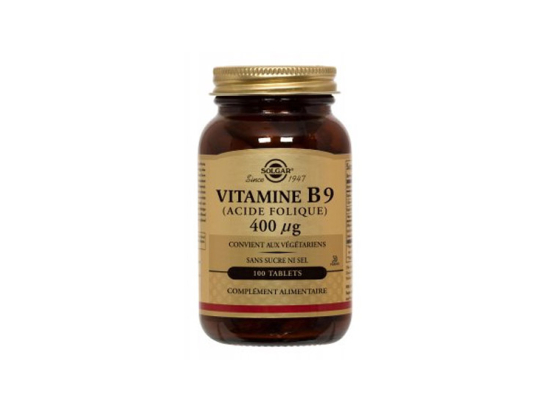 Solgar Vitamine B9 400µg - 100 tablets