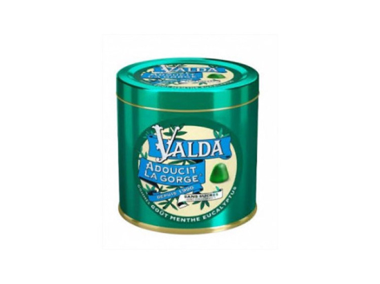 Valda Gommes goût menthe/ eucalyptus sans sucre - 160 gommes