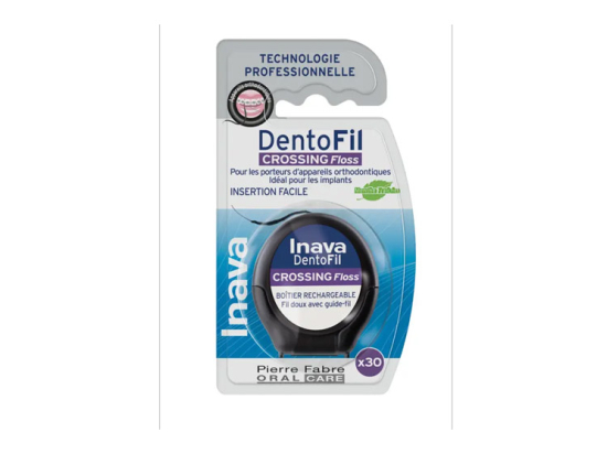 Fil dentaire noir pour appareils orthodontiques - x30