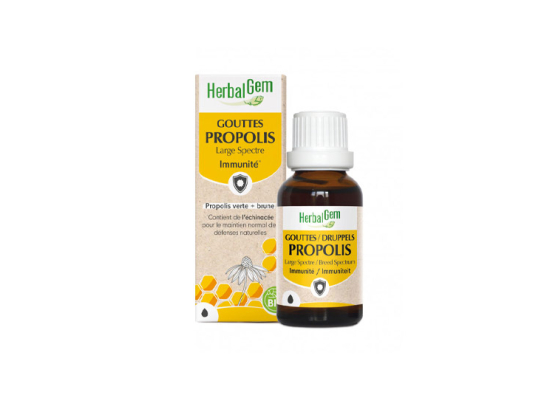 Herbalgem Propolis Large Spectre Gouttes BIO - 15ml