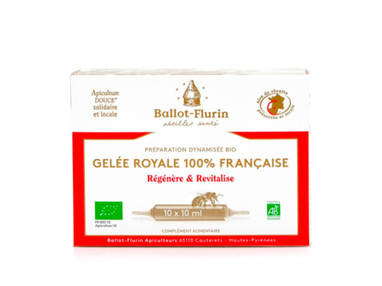 Préparation dynamisée bio Gelée Royale - 10 ampoules