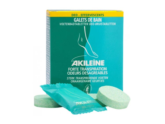 Akileine Vert Galets de Bain Désodorisants Effervescents - 7 galets