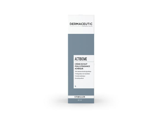 Dermaceutic Actibiome Crème de nuit peau à tendance acnéique - 40ml