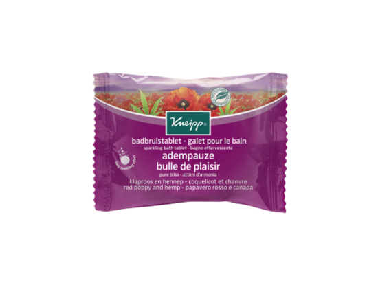 Kneipp Galet pour le bain Coquelicot et chanvre - 80g