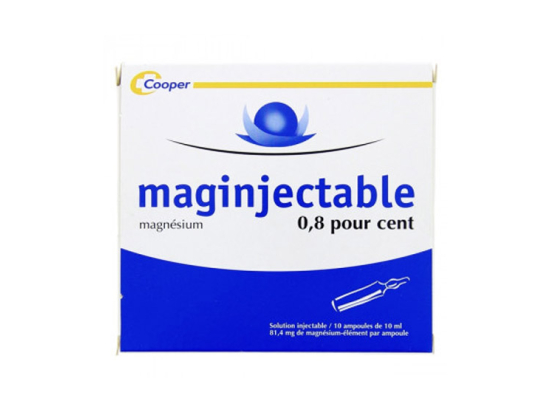 Maginjectable 0,8% - 10 ampoules