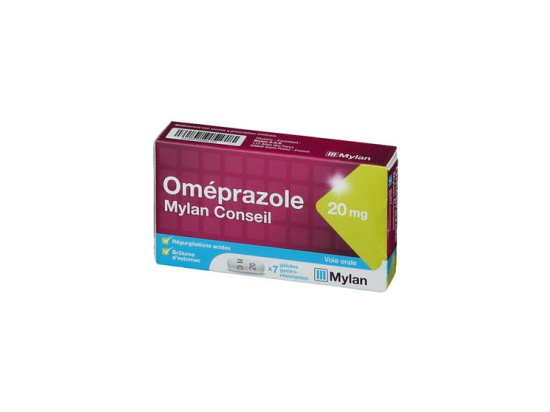 Mylan Oméprazole 20mg - 7 gélules