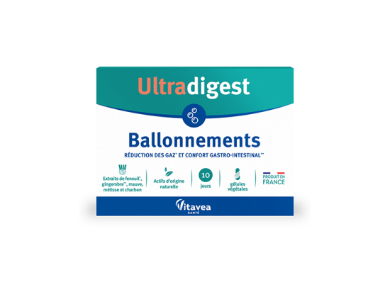 Ultradigest Ballonnements - 30 gélules