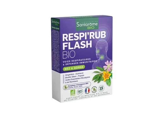 Respi'Rub Flash BIO - 15 comprimés