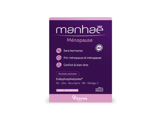 Manhaé pré-ménopause ménopause sans hormones - 60 capsules