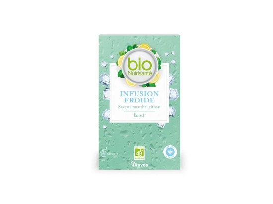 Infusion Froide Boost Saveur Menthe-Citron BIO - 20 sachets