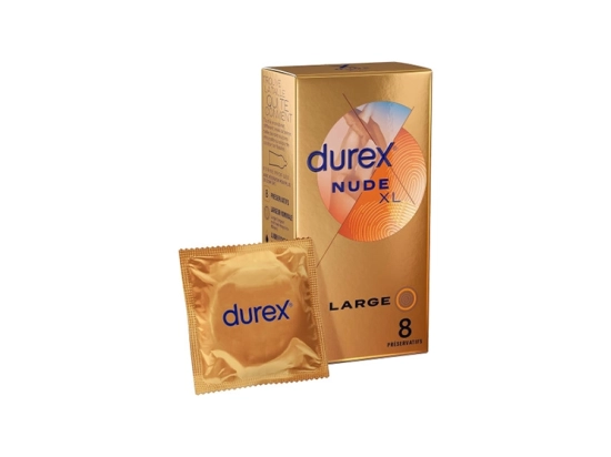 Durex Nude XL- 8 préservatifs