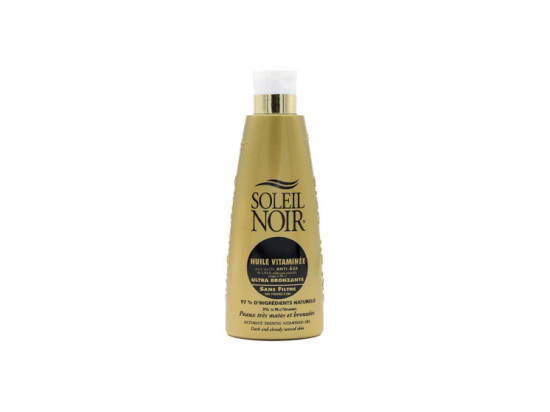 Soleil Noir Lait Vitaminé Sans Filtre Bronzage Intense - 150ml