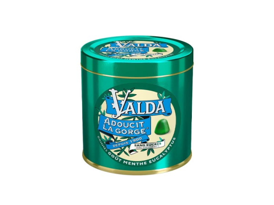 Valda Gommes goût menthe/ eucalyptus sans sucre - 140 g