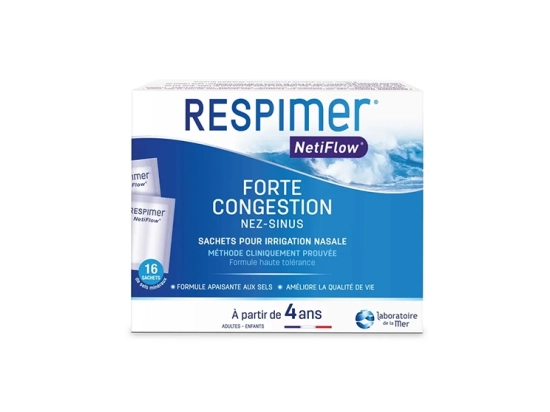 Netiflow Forte congestion Irrigation nasale - 16 sachets