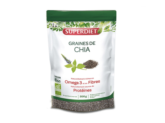 Superdiet Graines de chia BIO - 200g