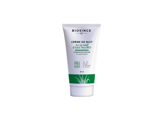 Gravier Biosince 1975 Crème de nuit Aloe vera BIO - 40ml