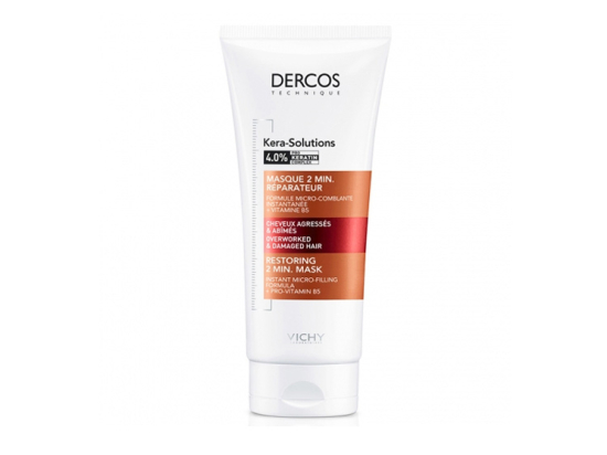 Vichy Dercos Kera-solutions masque  2min réparateur - 200ml