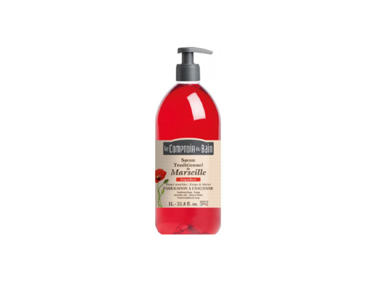 Le Comptoir Du Bain Savon Liquide Coquelicot - 1L