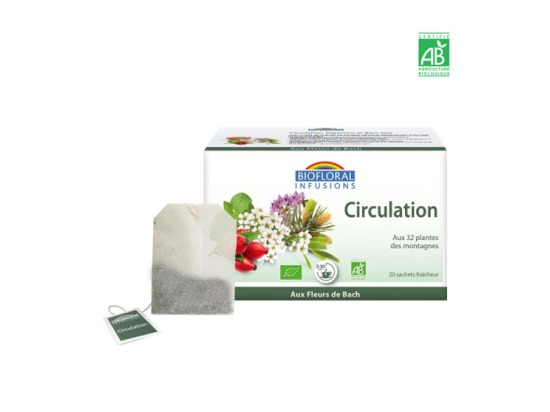 Biofloral Infusion Fleurs de Bach Circulation BIO - 20 sachets