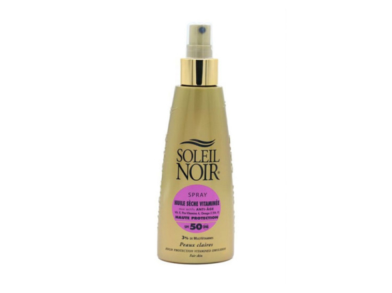 Soleil Noir Huile sèche vitaminée SPF50 - 150ml