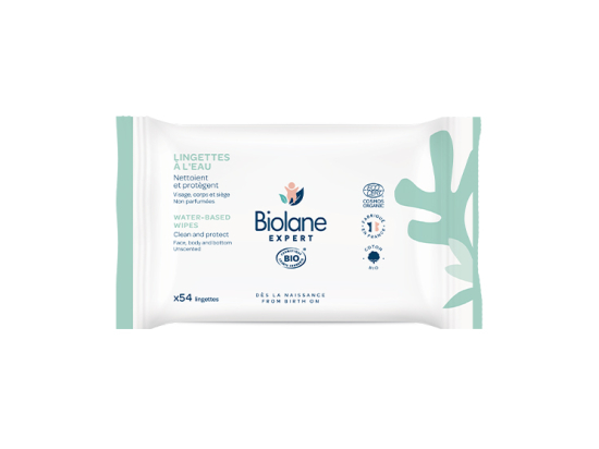 Expert Lingettes à l'eau certifiées BIO - 54 lingettes