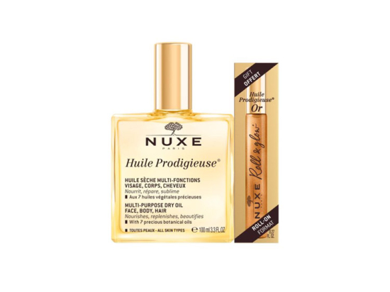 Nuxe Huile Prodigieuse - 100ml + Roll-on Or OFFERT