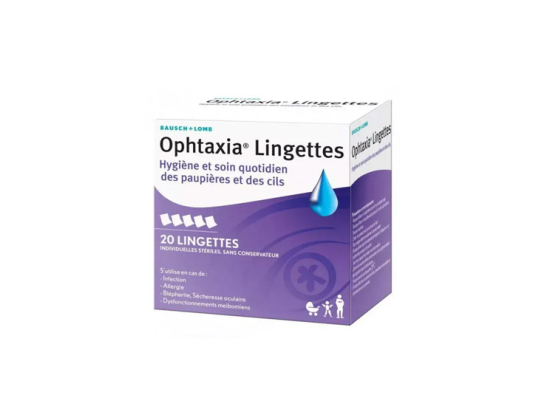 Ophtaxia Lingettes - 20 lingettes