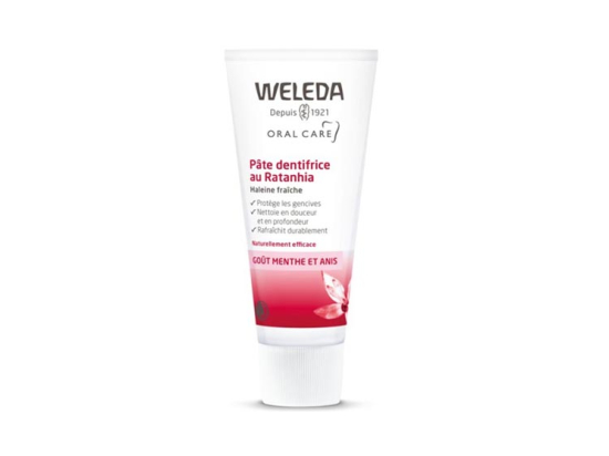 Weleda Oral Care Pâte dentifrice au Ratanhia - 75ml