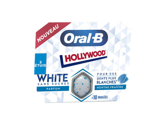 Chewing Gum White Parfum Menthe Fraiche - x10