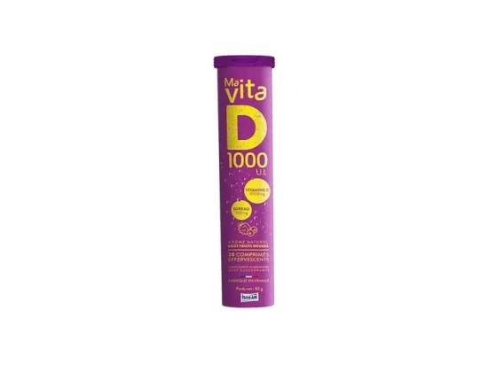 Ma Vita D 1000 - 20 comprimés effervescents