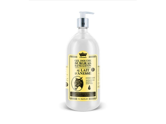 Les Petits bains de Provence Gel Douche Surgras sans savon au Lait d'Annesse - 1L