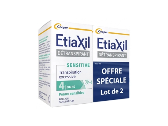 Détranspirant Aisselles Peaux sensibles Roll-on - 2x15ml