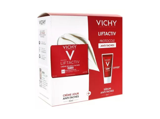 Vichy Coffret LiftActiv Protocole Anti-tâches Crème Jour anti-tâches SPF50 + Sérum B3 OFFERT