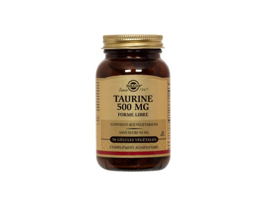 Solgar Taurine 500mg  - 50 Gélules