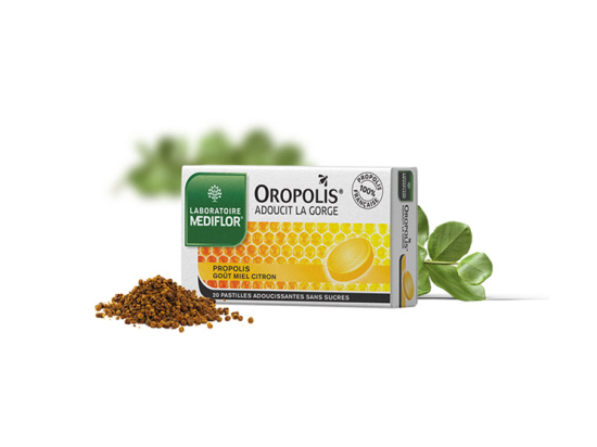 Mediflor Oropolis Miel Citron - 20 Pastilles adoucissantes